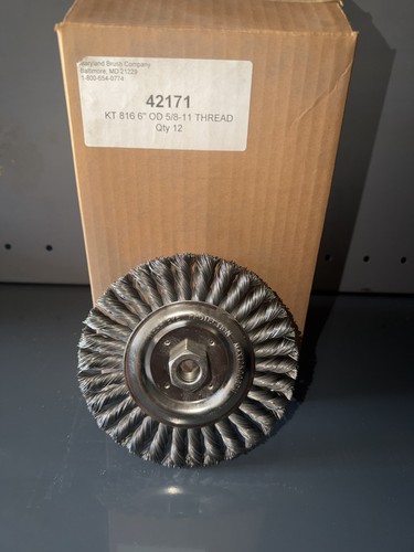 Wire wheel with - 6”,