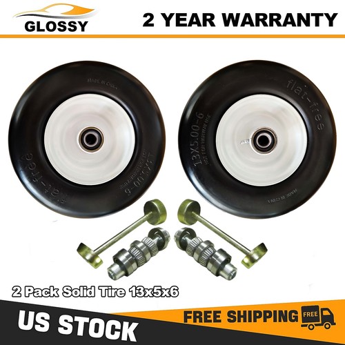 Front solid wheel tire - solid, no