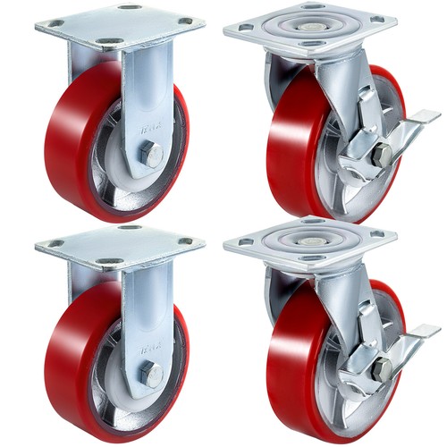 Pack heavy duty caster - duty, set