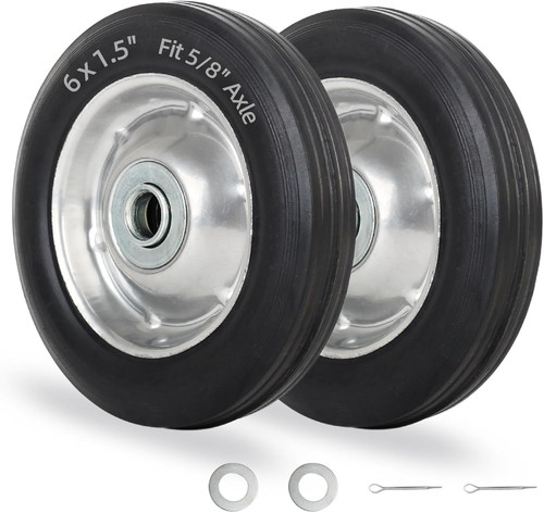 Flat free solid - free, rubber