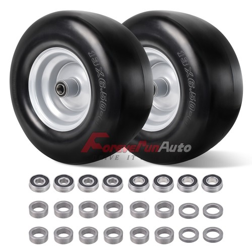2pcs 13x6 flat free wheel - 13x6.5-6,