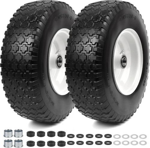 Flat free tire - 4.10/3.50-6, and