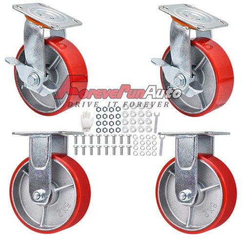 Pack 8 caster wheels - pack,