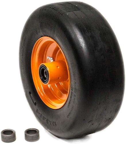 Flat free tire - flat, assemblies